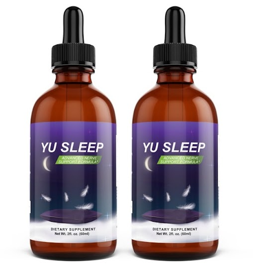 Two bottles of Yu Sleep liquid sleep drops