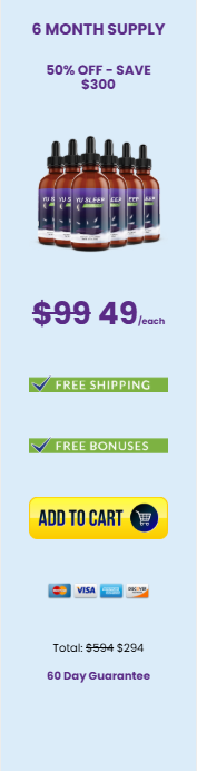 6 month supply: 6 bottles at $49 each, total $294, free shipping and free bonuses. Add to cart.
